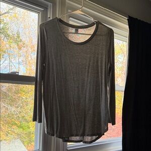 Old Navy Charcoal Long Sleeve Women's Tee